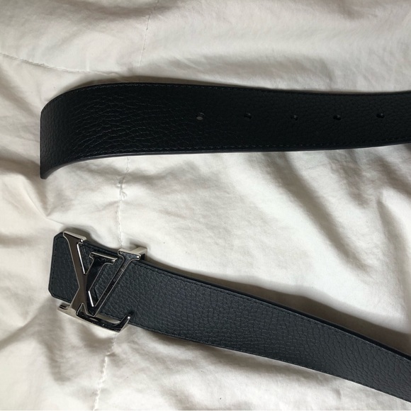 COPY - Grey Louis Vuitton mens belt - Picture 2 of 4